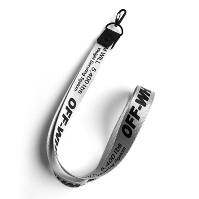 Wallet Off White Ribbon Keychain Women Phone Case key chain porte clef For Bag Key ring llaveros mujer sleutelhanger Chaveiro