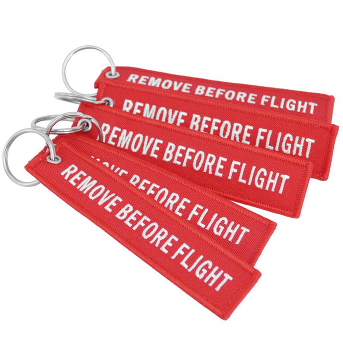 Keychain Bouble-Sided Necklace Removed Before Flying letters Embroidery key Chain Bag Hanging Decorative Bag Hanging Decorative